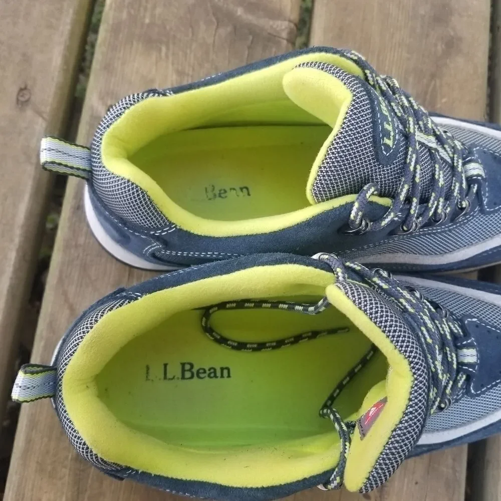 L.L.Bean Tek‎ 2.5 Waterproof Hiking Low Boot Shoes 11 Blue Green Gorpcore